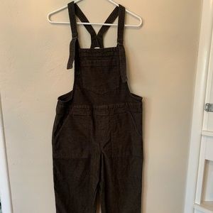 Aerie werk and play twill overalls